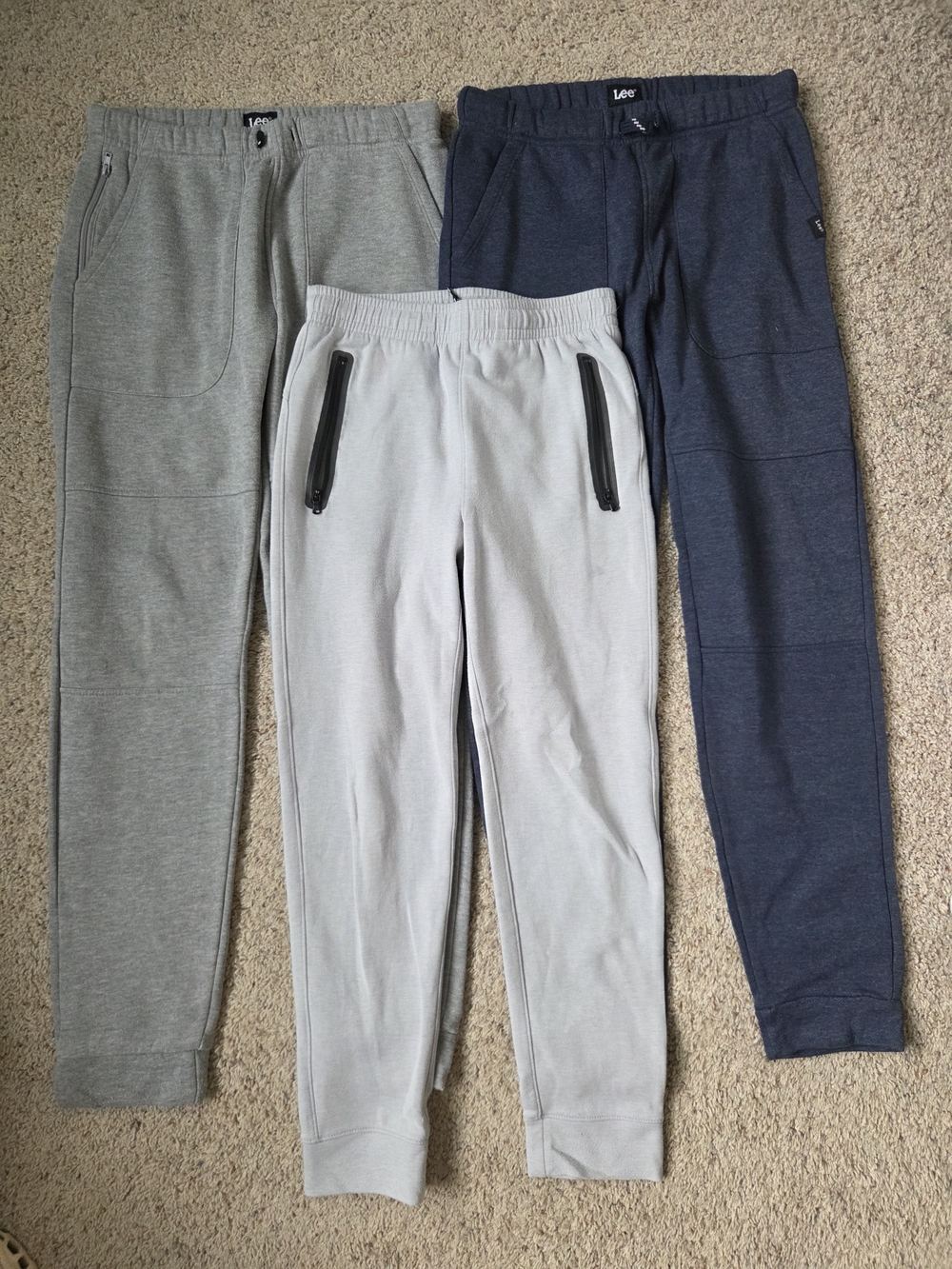 Lee Kids Sweatpants - Navy, Gray and Old Navy Light Grey Pair